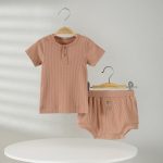 【73-100cm】セットアップ ベビー ナチュラル リブシンプル - 画像 (17)