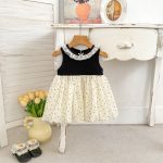 【73-120cm】ワンピース ベビー カラー バリドット - 画像 (6)
