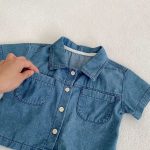 【73-120cm】セットアップ デニム オシャレ カジュアル - 画像 (18)