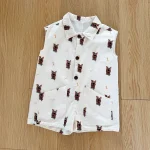 【80-150cm】オールインワン キッズ服 英字 or 犬柄 - 画像 (17)