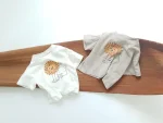 【66-100cm】セットアッ プ ベビー 韓国風 ドット&チェック3点 - 画像 (26)