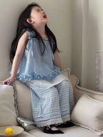 【90-150cm】トップスorパンツ 女の子 シンプル リボン付き