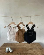 【66-90cm】ロンパース ベビー ポケット付き サロペット - 画像 (9)