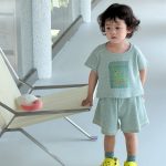 【73-110cm】セットアップ ベビー ひんやり 韓国風 - 画像 (2)