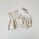 【66-100cm】ロンパース ベビーチェック セットアップ - 画像 (21)