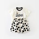 【73-100cm】セットアップ ベビー 可愛い プリント - 画像 (2)