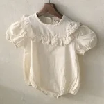 【66-90cm】ロンパースorトップス ベビー 韓国風 フリル襟 - 画像 (25)