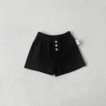 【73-100cm】ボトムス ショートパンツ ベビー 韓国風 ボタン付き - 画像 (14)