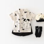 【73-100cm】セットアップ ベビー ペット柄 かわいい - 画像 (5)