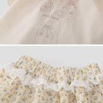 【73-100cm】セットアップ ベビー 可愛い ウサギ ブラウス&パンツ - 画像 (8)