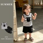 【73-100cm】セットアップ ベビー 可愛い ボーダー - 画像 (3)