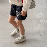 【80-130cm】ショートパンツ 女の子 バイカラー カジュアル - 画像 (18)