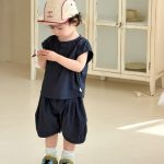 【73-110cm】セットアップ ベビー ゆったり ノースリーブ - 画像 (14)