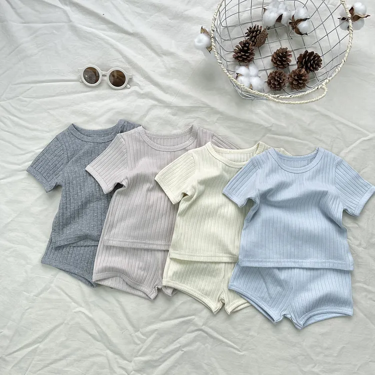 dd08d839adf8e65be2fc4084b28bb856_750x.webp 【73-100cm】セットアップ ベビー 韓国風 シンプル リブ - 画像 (1)