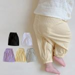 【66-100cm】パンツ ベビー 冷感虫除け シンプル - 画像 (2)