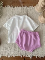 【66-100cm】セットアップ ベビー フラワー プリント - 画像 (24)