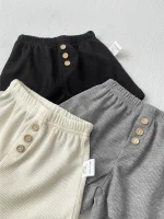【73-100cm】ボトムス ショートパンツ ベビー 韓国風 ボタン付き - 画像 (22)