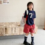 【80-130cm】ショートパンツ 女の子 バイカラー カジュアル - 画像 (28)