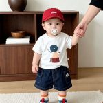 【73-120cm】Ｔシャツ スマイル カジュアル トップス - 画像 (6)