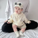【73-110cm】カーディガン ベビー フード付き 日焼け止め - 画像 (7)