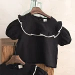 【66-90cm】ロンパースorトップス ベビー 韓国風 フリル襟 - 画像 (23)
