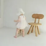 【66-100cm】ロンパース ベビーチェック セットアップ - 画像 (13)