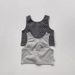 【73-100cm】セットアップ ベビー 韓国風 チェック - 画像 (10)