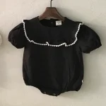 【66-90cm】ロンパースorトップス ベビー 韓国風 フリル襟 - 画像 (26)
