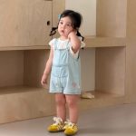 【73-100cm】サロペットorTシャツ ベビー デニム ファッション - 画像 (6)