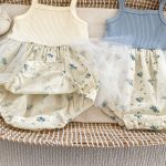 【66-90cm】セットアップ 可愛い キャミロンパース&カーディガン - 画像 (13)