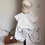 【73-100cm】パンツ ベビー ドットor小花柄 ゆったり - 画像 (22)