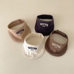 【GOODS】UVカット帽子 ベビー 韓国風 刺繍ロゴ