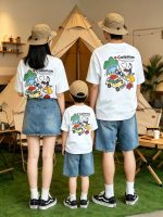 【90-160cm+親サイズ】半袖 Tシャツ 親子ペア 今季おすすめ カジュアル お出かけコーデ