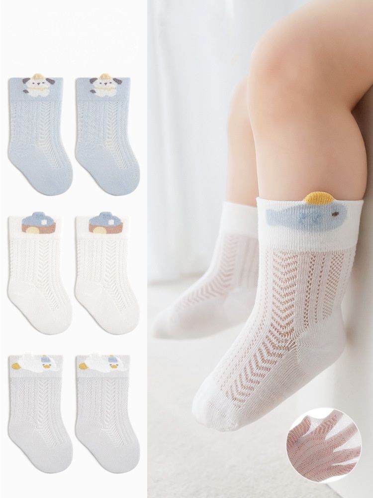 主图-01_副本.jpg 【GOODS】3足セット ソックス カートゥーン 通気性拔群 - 画像 (1)