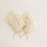 【GOODS】帽子 ベビー 刺繍 薄手 レトロ 花柄 - 画像 (4)