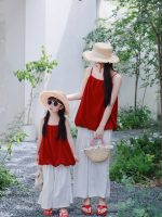 【90-140cm+親サイズ】セットアップ お揃い ペアルック おしゃれ 普段使い - 画像 (4)