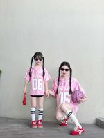 【90-140cm+親サイズ】半袖Ｔシャツ/ショートパンツ 親子ペア スポーティ カジュアル - 画像 (5)