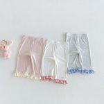 【73-100cm】パンツ ベビー フリル 通気性拔群 スウィート - 画像 (2)