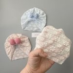 【GOODS】帽子 ベビー おしゃれ 薄手 リボン付き - 画像 (3)