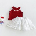 【73-120cm】トップスorスカート ベビー チュール ノースリープ - 画像 (3)