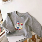 【90-160cm】長袖Tシャツ 男の子 女の子 三色選べ 心地よい カートゥーン プリント - 画像 (3)