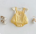 【66-90cm】セットアップ ベビー フリルスリーブ