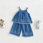 【73-100cm】セットアップ ベビー デニム カジュアル