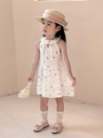 【90-140cm】ワンピース 女の子 花柄 ホルターネック - 画像 (7)