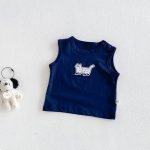 【73-100cm】セットアップ ベビー アップリケ ドット柄 - 画像 (6)