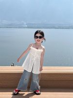 【90-140cm】トップスorパンツ 女の子 キャミソール ダメージジーンズ - 画像 (10)