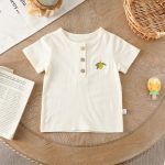 【73-100cm】半袖Ｔシャツ ベビー 刺繍 シンプル - 画像 (6)