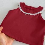 【90-140cm】トップスorパンツ 女の子 ストーン付き ダメージジーンズ - 画像 (9)
