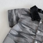 【73-100cm】セットアップ ベビー カモフラ トレンド - 画像 (7)