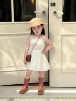 【90-140cm】ワンピース 女の子 透かし キャミソール - 画像 (8)